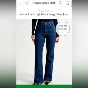Abercrombie Flare Jeans size 26 New with tags